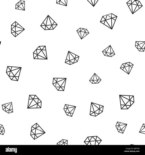 Vector seamless diamonds pattern, luxury theme background Stock Vector ...