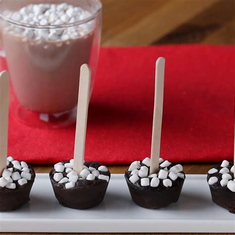 Hot Chocolate With Marshmallow On A Stick Recipe by Tasty