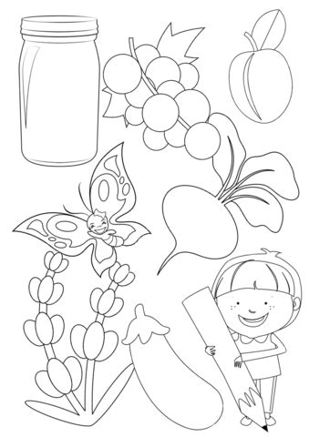 Purple Color coloring page | Free Printable Coloring Pages