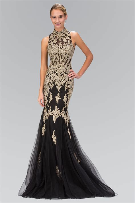 black and gold prom dress...BEAUTIFULLL | Mermaid prom dresses lace ...