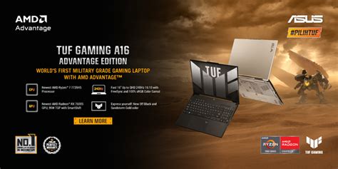 ASUS TUF Gaming A16 Advantage Edition, Laptop Gaming AMD Advantage ...