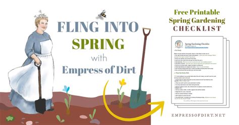 Spring Gardening Checklist (Free Printable) | Empress of Dirt