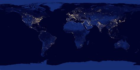 Imágenes satélite nocturnas - Gis&Beers