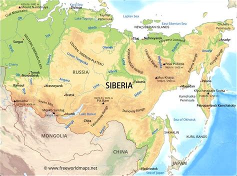 Siberia map