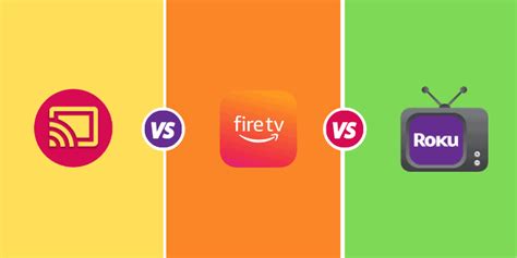 Chromecast vs Firestick vs Roku