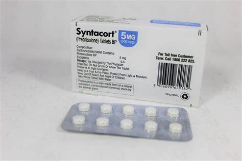 Prednisolone 5mg Tablets (Syntacort) Manufacturers & Suppliers in India ...