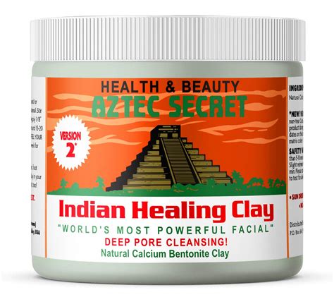 Aztec Secret - Indian Healing Clay - 1 lb. Deep Pore Cleansing Facial & Body Mask The Original ...