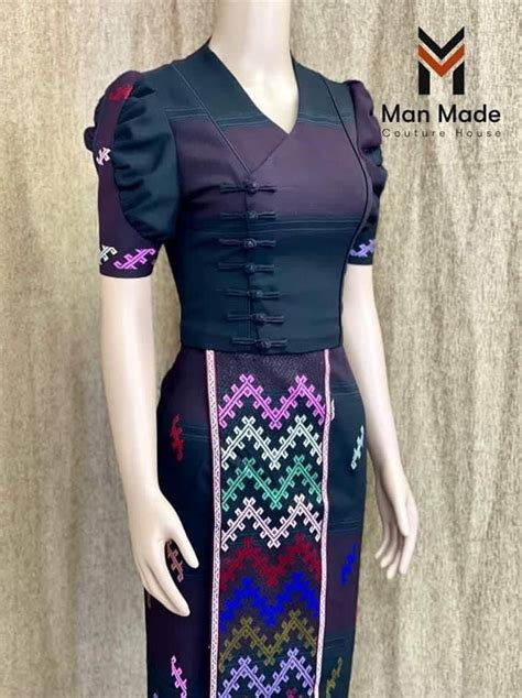 Kachin dress | Traditional dresses designs, Burmese clothing, Myanmar ...