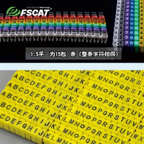 PVC Cable markers,Plastic cable markers,Yellow cable marker - Zhejiang ...