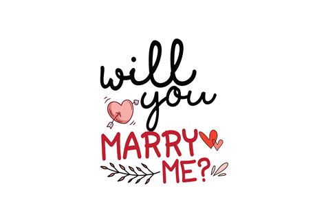 Will You Marry Me Graphic by wienscollection · Creative Fabrica