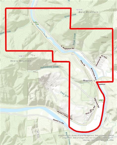 District Map - Mapleton Water District