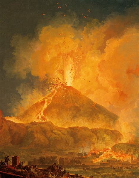 Gods and Foolish Grandeur: Eruption - paintings of Vesuvius by Pierre-Jacques Volaire