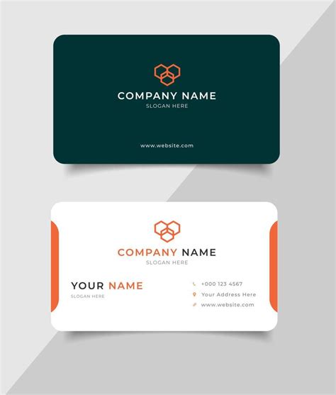 simple business name card template 10515749 Vector Art at Vecteezy