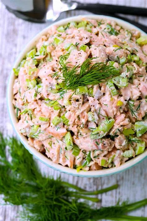 Salmon Salad Recipe - Mantitlement