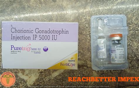 HUMAN CHRONIC GONADOTROPIN INJECTION 5000IU, Packaging Type: Box, Packaging Size: Vial at Rs 250 ...