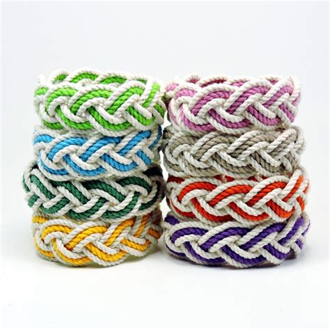 Cotton Rope Beach Bracelet Choose your Color