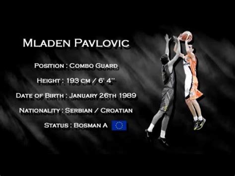 Mladen Pavlovic Basketball Highlights 2015 - 2016 - YouTube