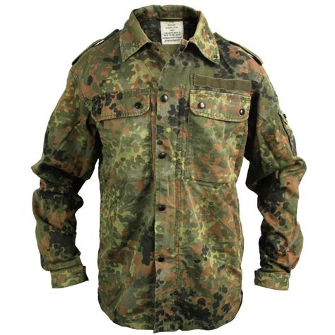 MILITARY SURPLUS German Flecktarn Jacket-Shirt - Shop our Wide Range of ...