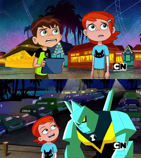 screenshots from the first official footage of the Ben 10 reboot, first look at the new Gwen ...