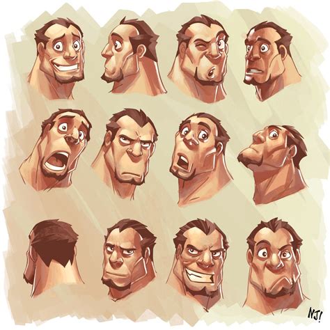 Expressions by njay.deviantart.com | Cartoon faces, Drawing expressions ...