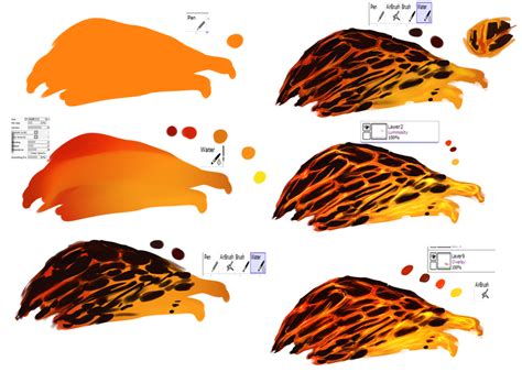 Lava Tutorial by MaraMastrullo on DeviantArt