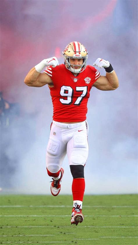 Nick Bosa NFL Wallpaper - iXpap