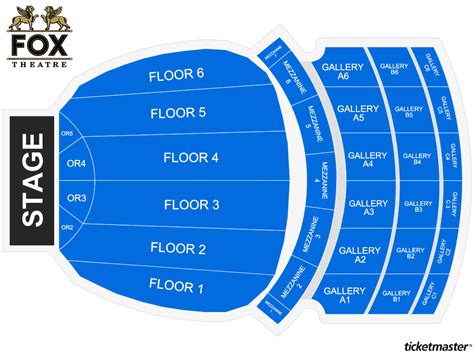 Fox Theatre Seating Chart View | Review Home Decor