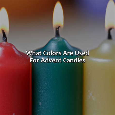 What Color Are Advent Candles - Branding Mates