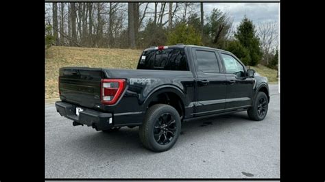 2022 Ford F150 Lariat Black Appearance Package