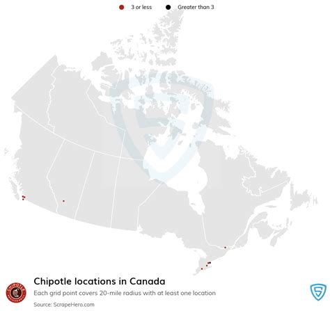 List of all Chipotle restaurant locations in Canada - ScrapeHero Data Store