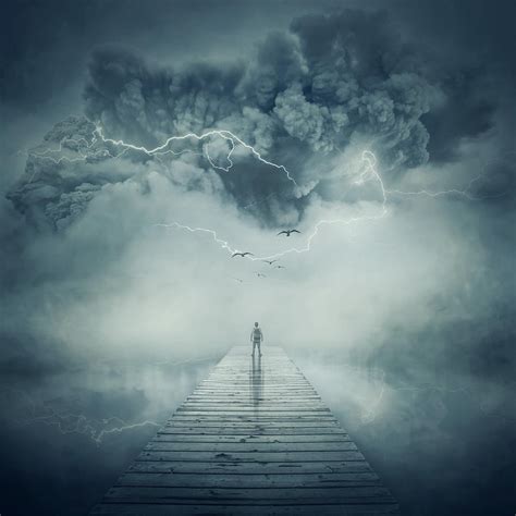 Into The Storm Digital Art by PsychoShadow ART - Pixels