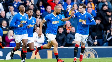 Rangers 2 Hibs 1: Champions move back top as Roofe and Morelos goals ...