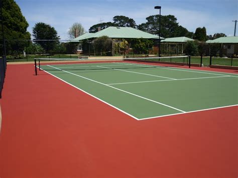 Red & Green Tennis court