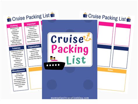 Ultimate Cruise Packing List (Printable PDF)