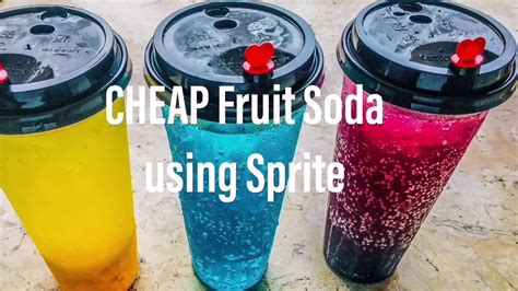 FRUIT SODA with POPPING BOBA Recipe - YouTube