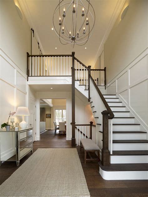 Interior Design Ideas Foyer With Stairs, Entryway Stairs, Stairwell, Foyer Bench, Entryway Decor ...