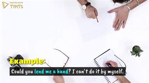 Lend Me a Hand - English Idioms and Phrases in 2021 | Idioms and ...