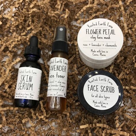 Natural Skin Care Set Spa Gift Set Mom Gift Face Care Gift | Etsy