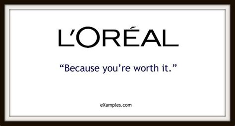 slogan loreal | Company taglines, Slogan, Company slogans