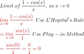 Finding the Limit of (1-cos(x))/x - Lesson | Study.com