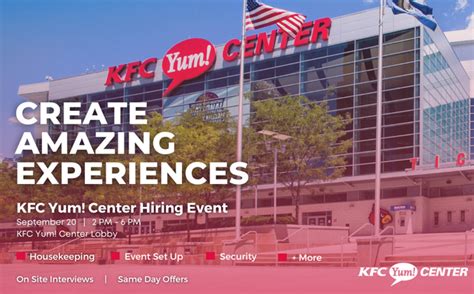 KFC Yum! Center Hiring Event | KFC Yum! Center