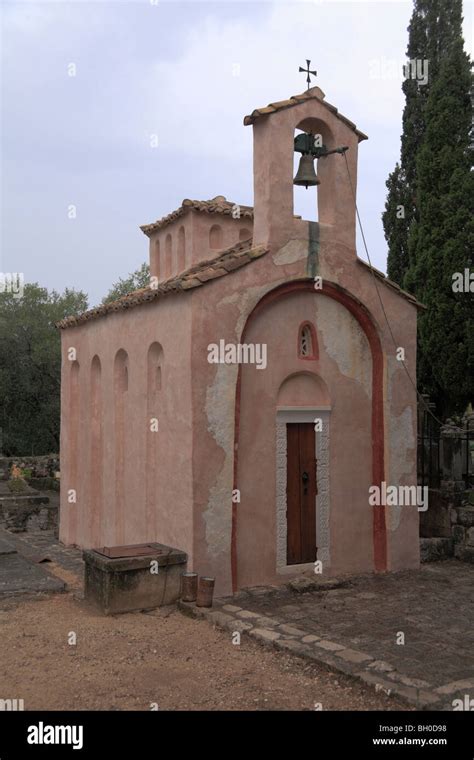 Pre-Romanesque church of Sv Nikola St Nicholas Kolocep Croatia Stock ...