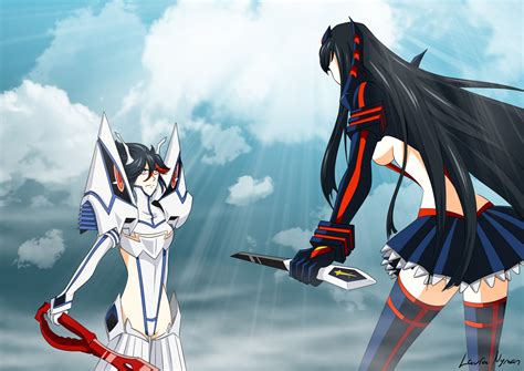 ArtStation - Satsuki Kiryuin vs Ryuko Matoi - Confrontation