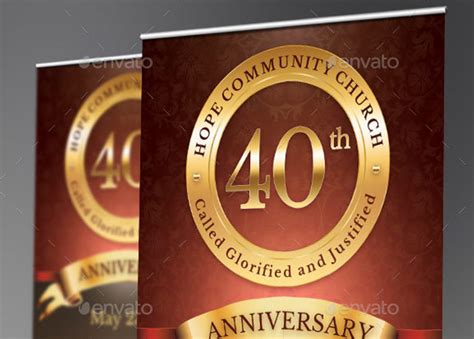 Church Anniversary Banner Template » Godserv Designs