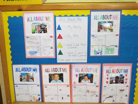 These are All About Me posters that each student created the first week of school. I created an ...