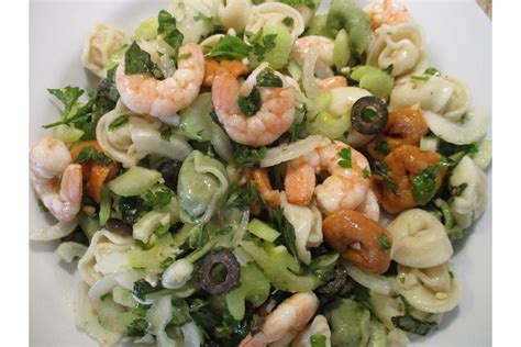 Shrimp and Tortellini Salad with Italian Dressing - Skip The Salt - Low ...