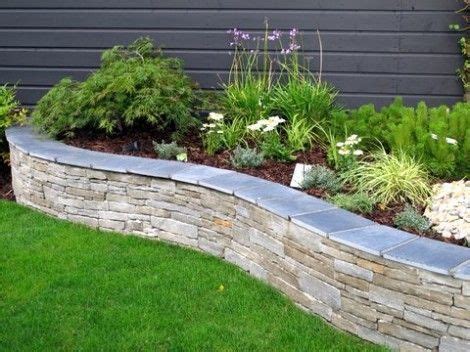 limestone raised bed garden edging ideas | Landscaping retaining walls, Patio garden, Stone planters