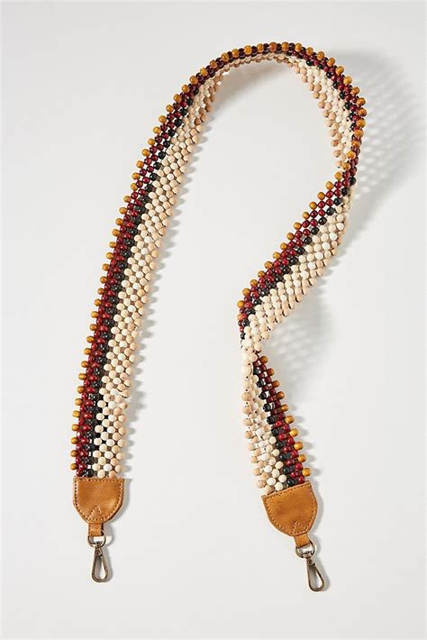 Beaded Bag Strap | Anthropologie | Beaded bags, Beaded, Diy leather ...