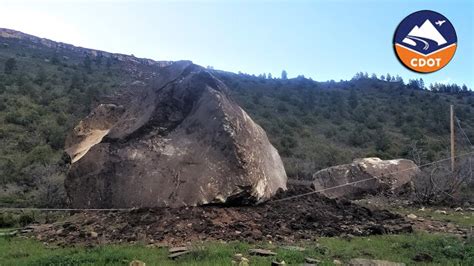 Memorial Rock: Colorado to reroute highway around massive fallen boulder