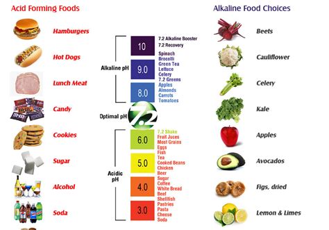 Alkaline Foods Vs Acidic Foods